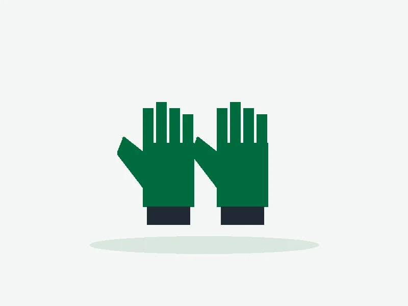 Illustration of Work gloves