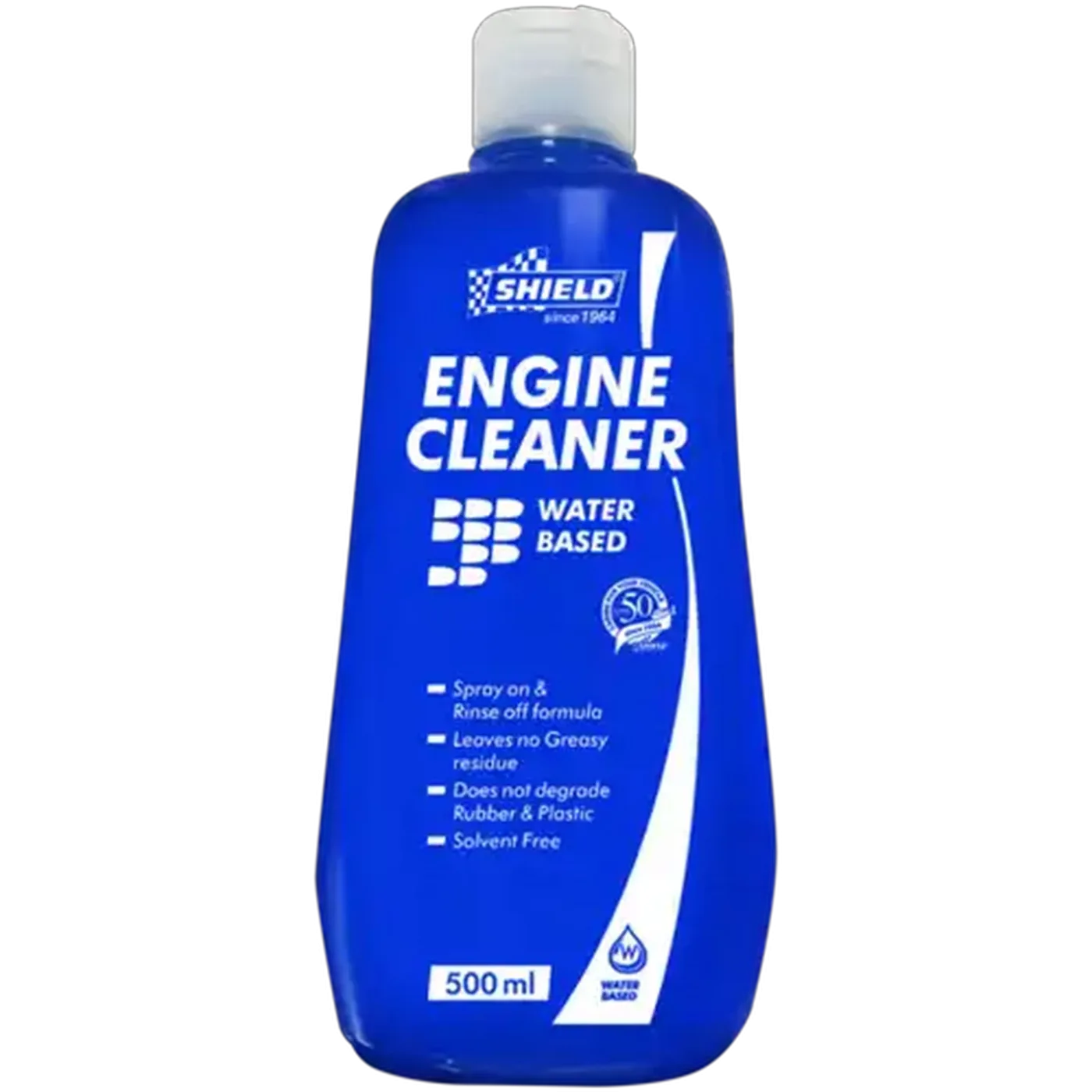 Shield engine cleaner