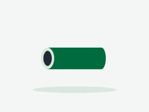 Illustration of PVC pipe