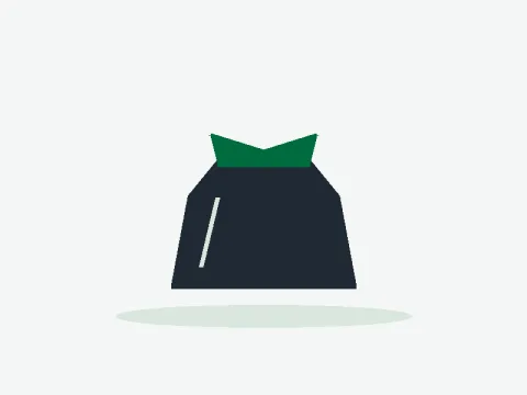 Illustration of Refuse bags