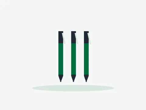 Illustration of Ballpoint pens